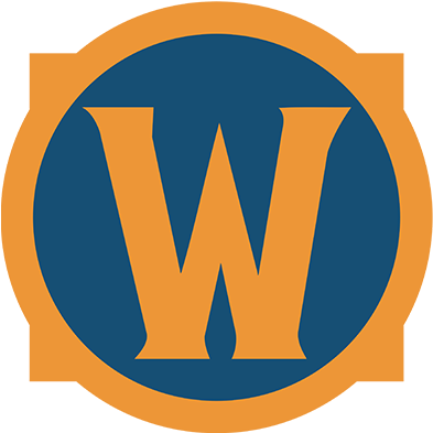 World Of Warcraft - World Of Warcraft Flat Logo (480x480), Png Download