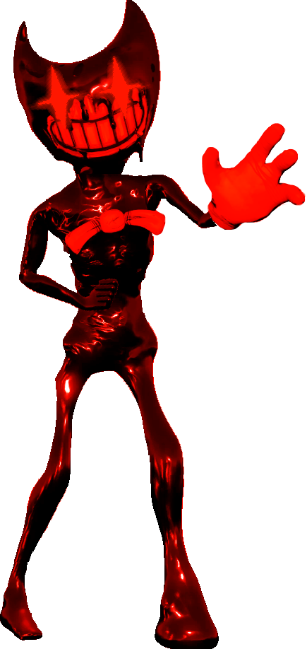 Triggered - Bendy And The Ink Machine Bendy (435x918), Png Download