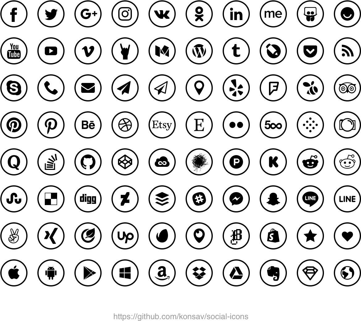 Social Media Icons - Heilsteine Liste Mit Bildern (1328x1168), Png Download
