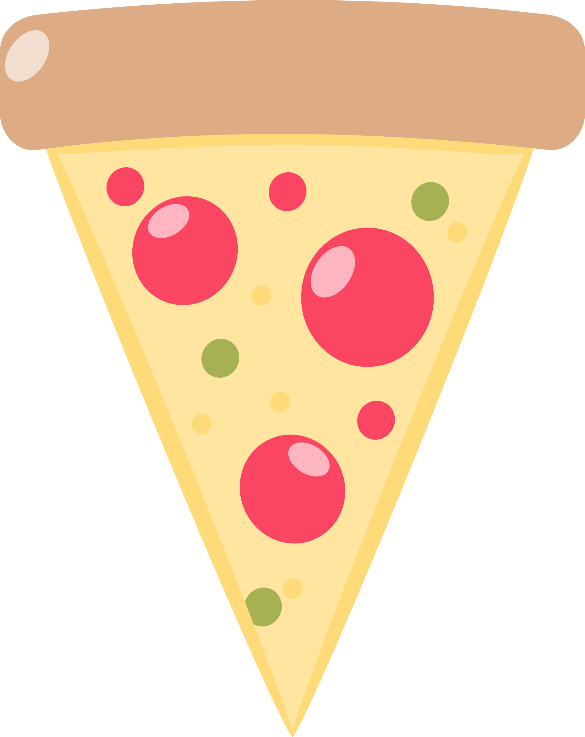 Pizza Slice Clipart Png - Transparent Background Pizza Slice Clipart Png (1905x2400), Png Download