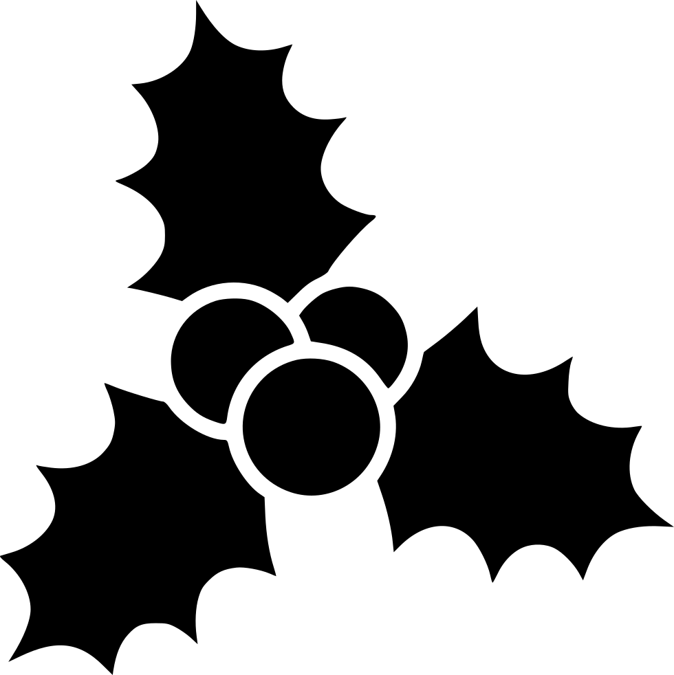 Png File Svg - Mistletoe Svg (980x982), Png Download