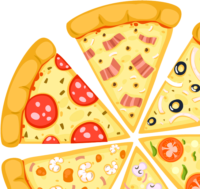 Cheese Pizza Png Transparent Image Free Vector - Coque Crystal Gel Huawei Honor 6x Extra Fine Foodie (661x627), Png Download