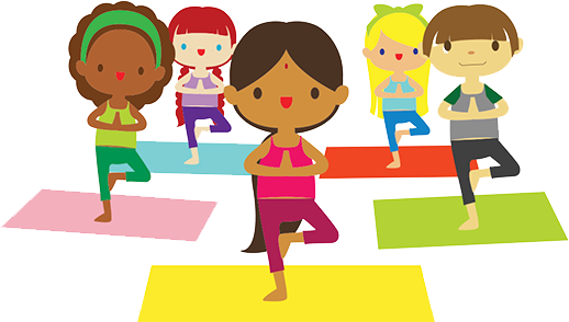 Family Clipart - 0 - 0 - Yoga With Randi Jo - - Yoga Kids Clipart (518x294), Png Download