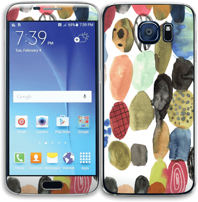 Download Dots Watercolor Samsung Galaxy S5 Neo 16 Gb Silver