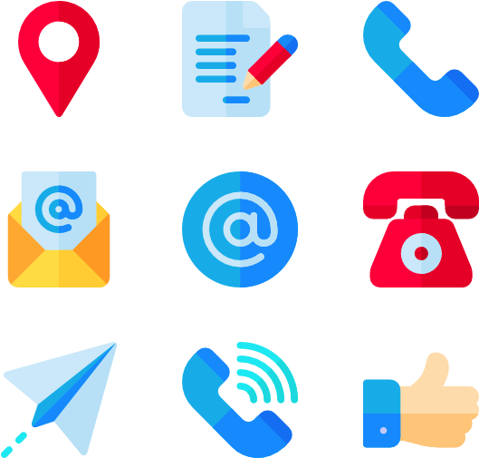 Social Media Logos 48 Free Icons - Contact Us Icons Png (600x564), Png Download