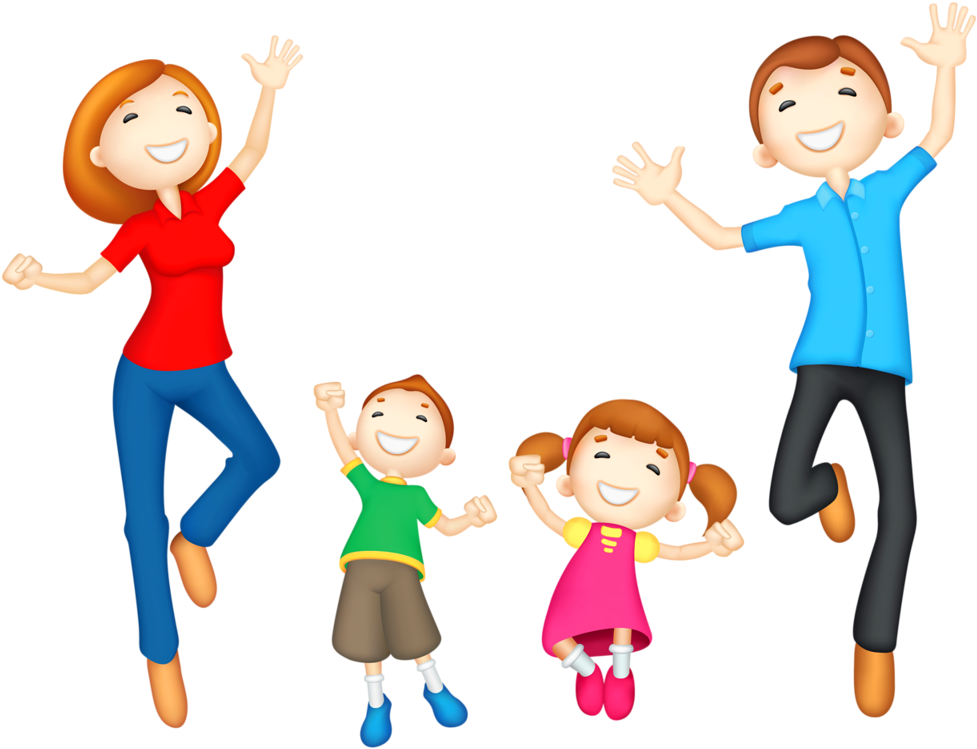 Family Clipart Dad - Mommy And Daddy Clipart (1024x788), Png Download