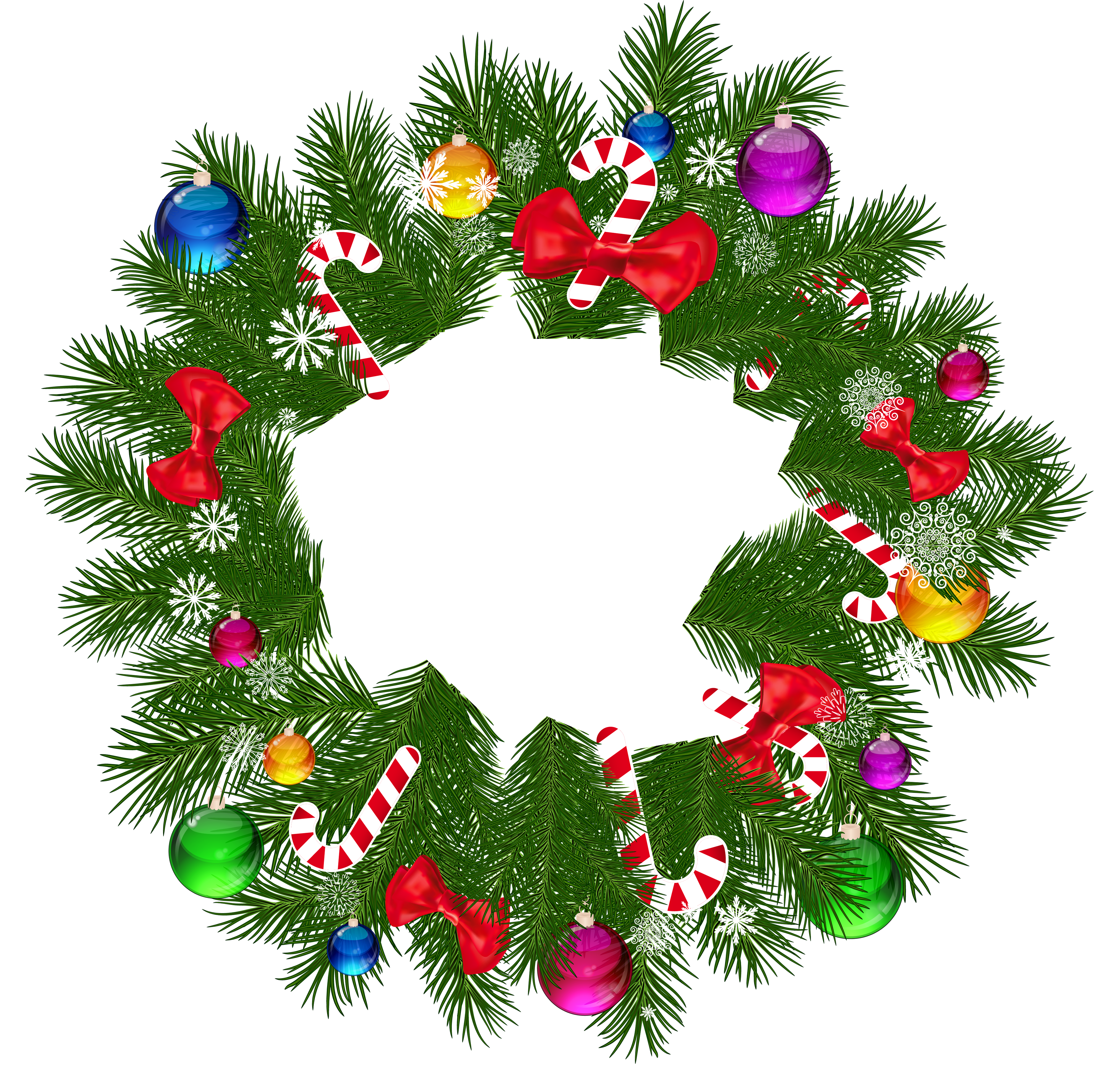 Wreath Clip Art & Wreath Clipart Images (4000x3949), Png Download