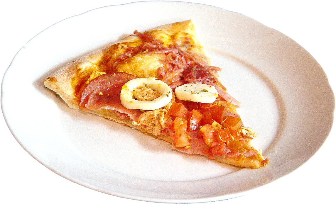 Pizza On A Plate Png (1280x960), Png Download