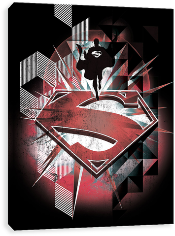 Superman Logo Burst - Superman Iphone 7 Case - Red Superman Pattern | Skinit (500x500), Png Download