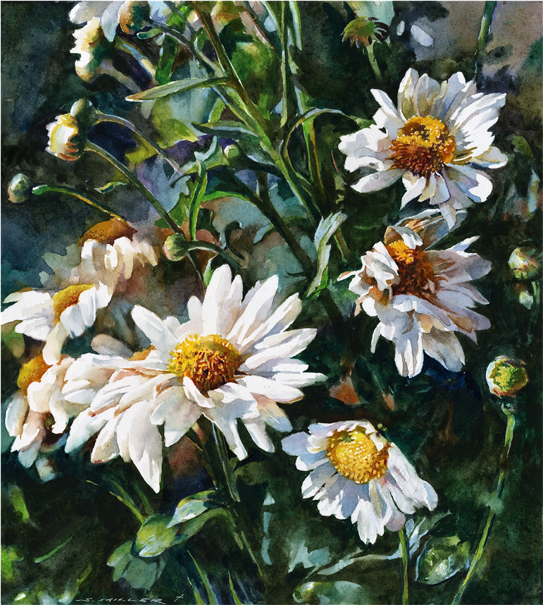 Stan Miller Beautiful Watercolor - Watercolor Painting (1000x857), Png Download