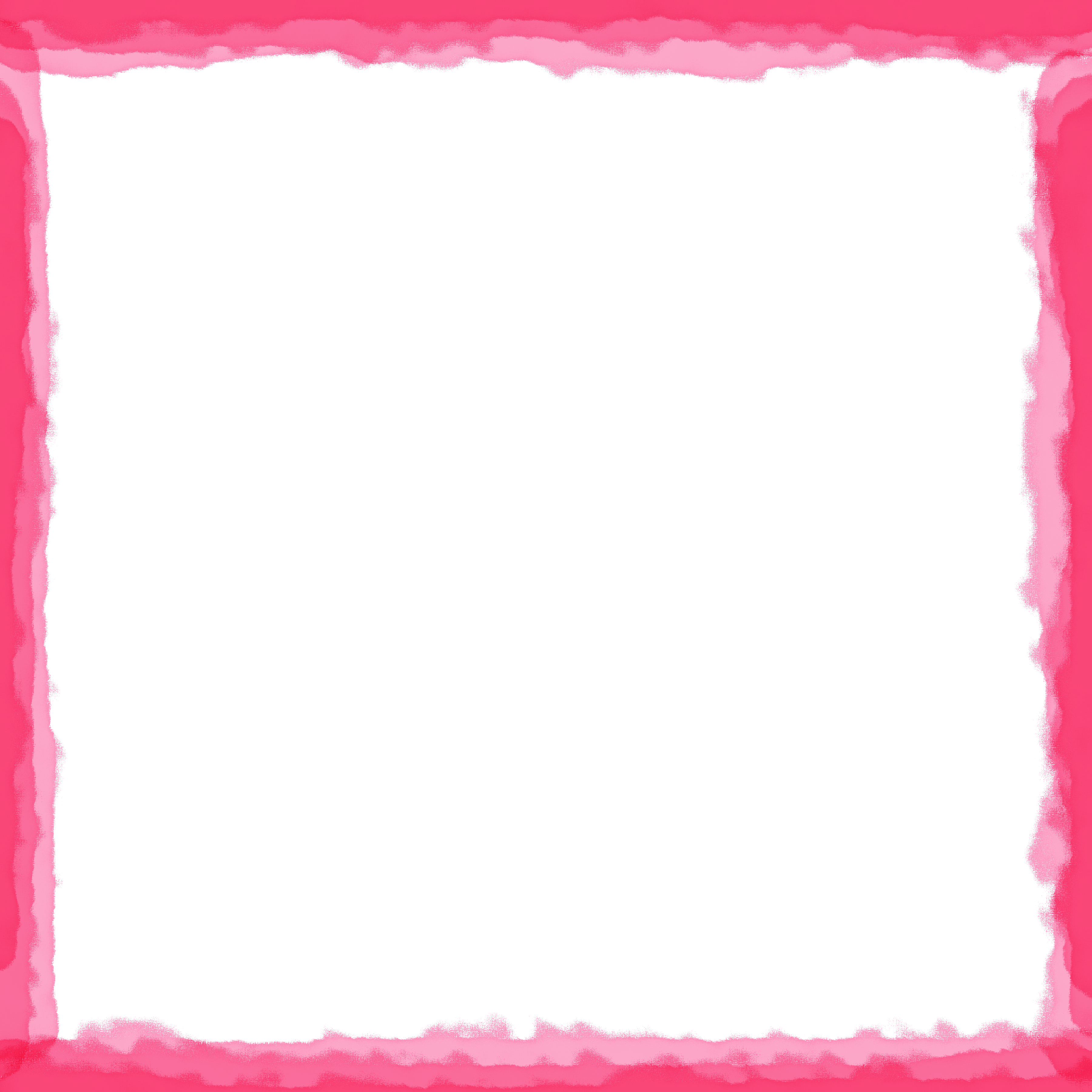 Watercolor Frame Border Png (3600x3600), Png Download