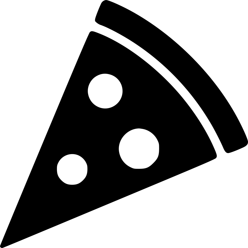 Pizza Slice - - Sllice Icon Png (980x980), Png Download