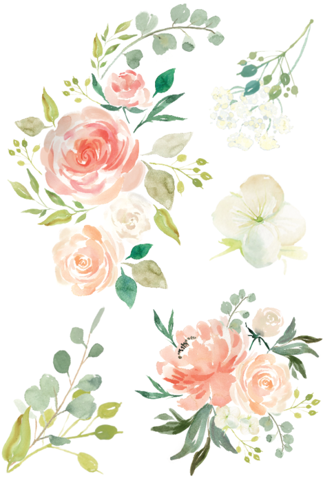 Watercolor Flowers - Watercolor Flower Crown Png (600x600), Png Download