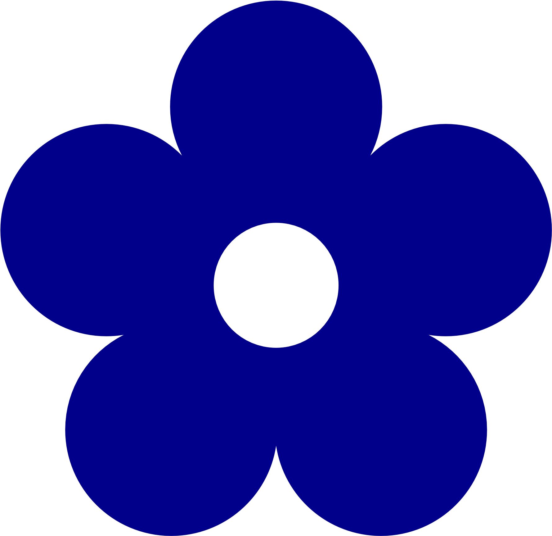 Free Flower Clipart For Kids At Getdrawings - Purple Flower Clipart (1969x1952), Png Download