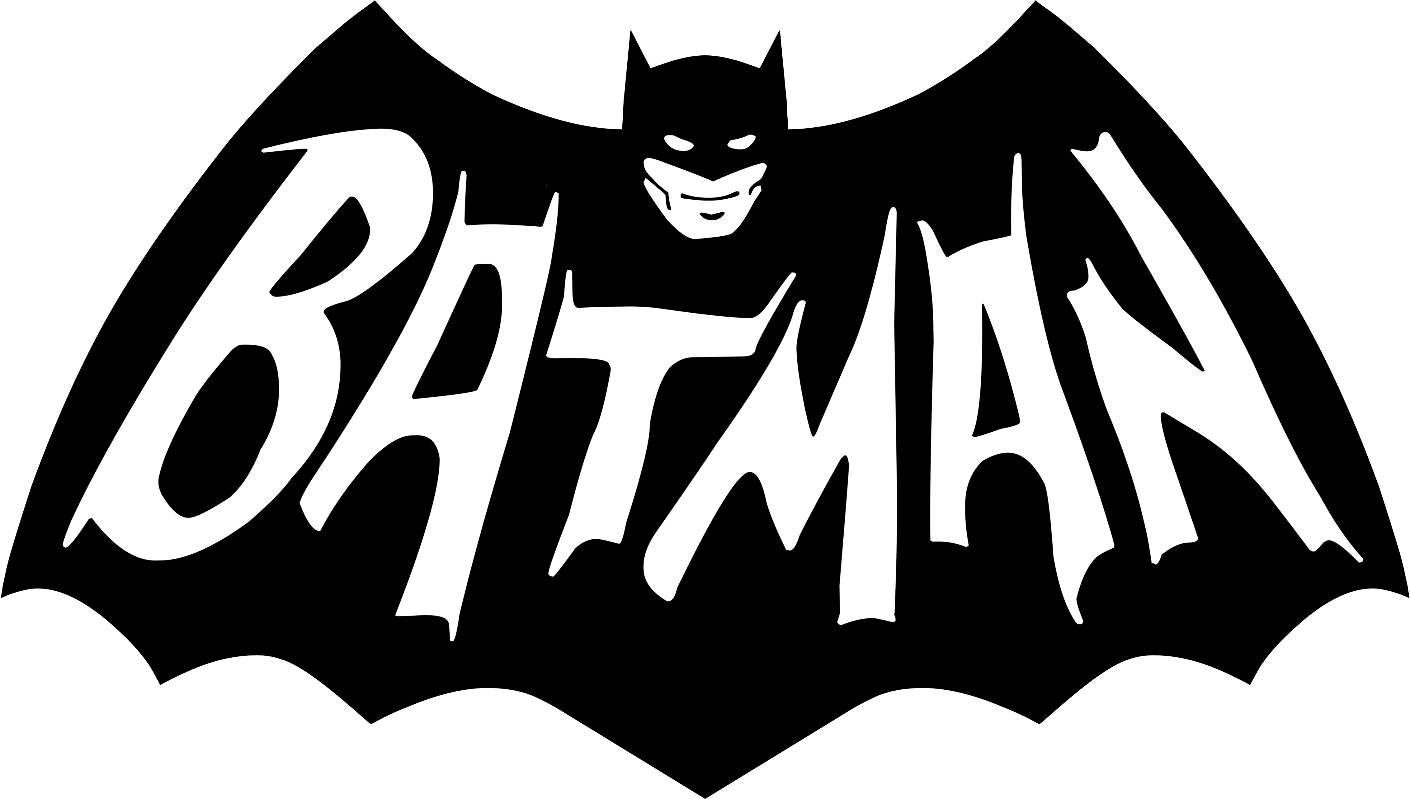 Batman Logo By Jamesng8 On Deviantart - Batman 1966 Logo (4700x2662), Png Download