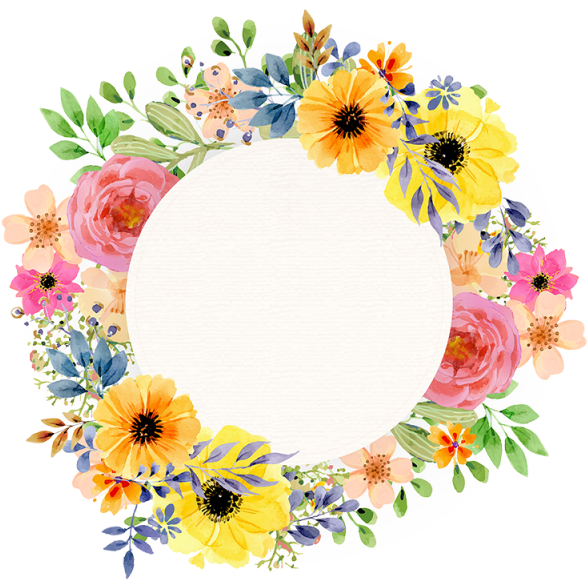 Watercolor Floral Spring Floralwatercolor - Good Morning Image Latest (640x640), Png Download