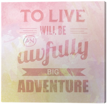 Motivational Quote On Watercolor Background " To Live - Watercolor Painting (400x400), Png Download