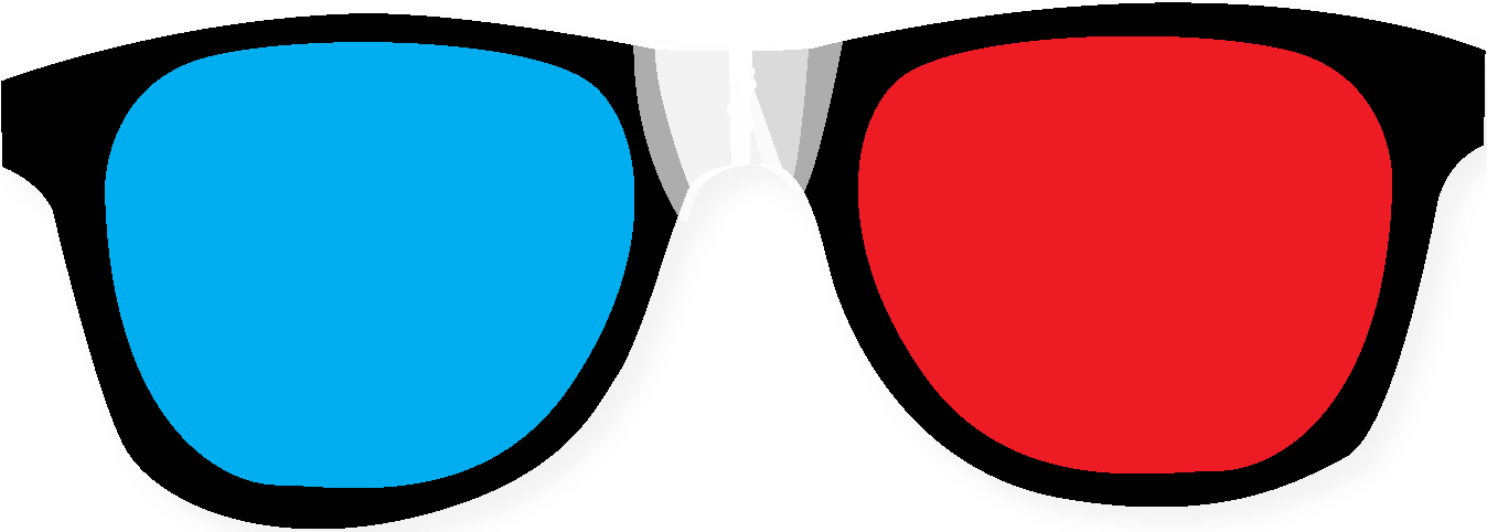 Nerd Glasses Png Image Background - Goggles Glass Png (1024x366), Png Download