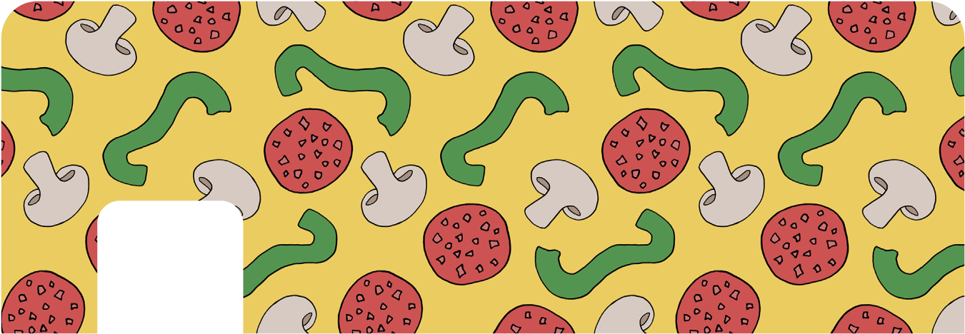 Pizza Slice - Cartoon (1500x600), Png Download