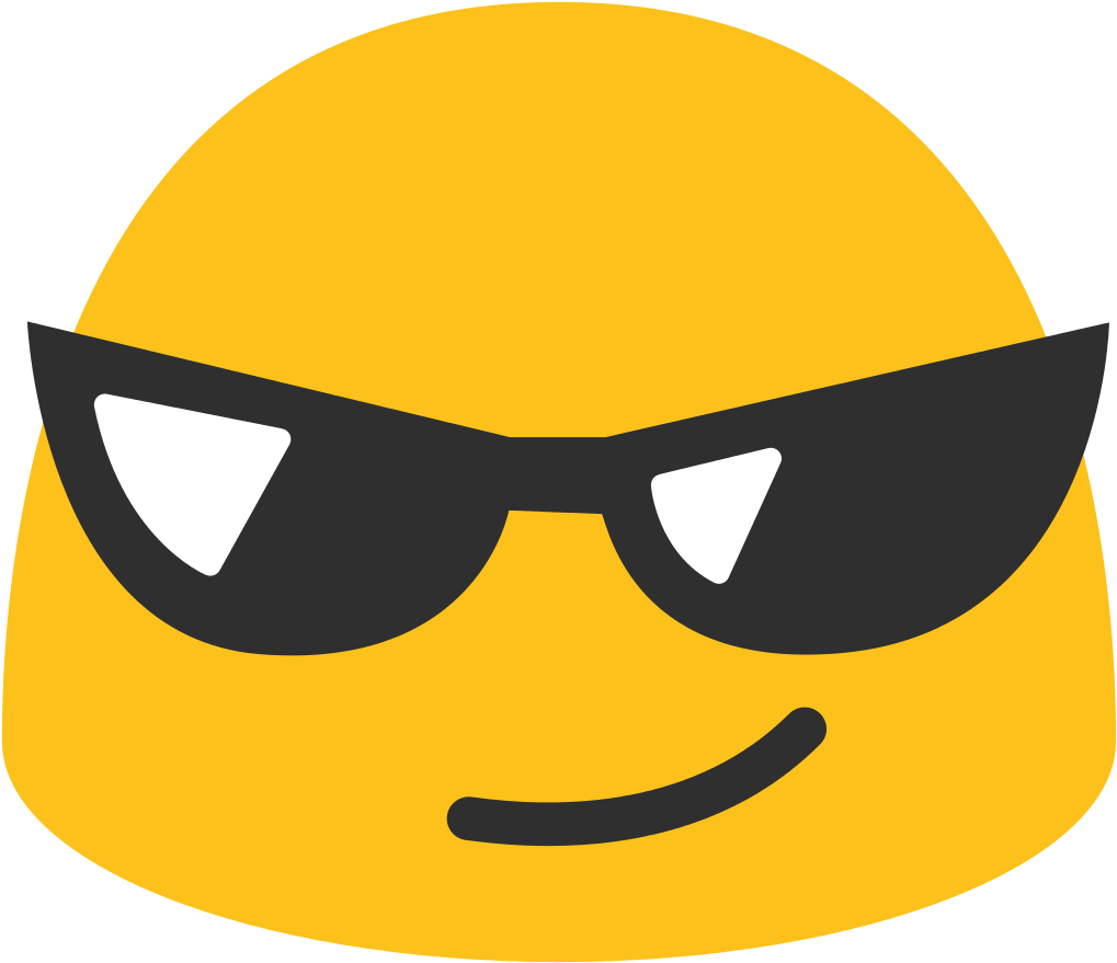 Download - Sunglasses Emoji Png (1024x1024), Png Download