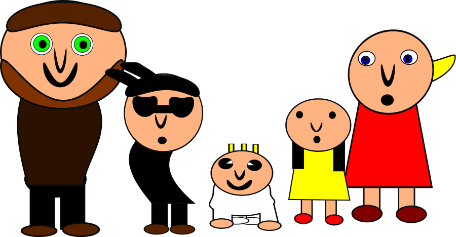 The Family Clipart Png (600x312), Png Download