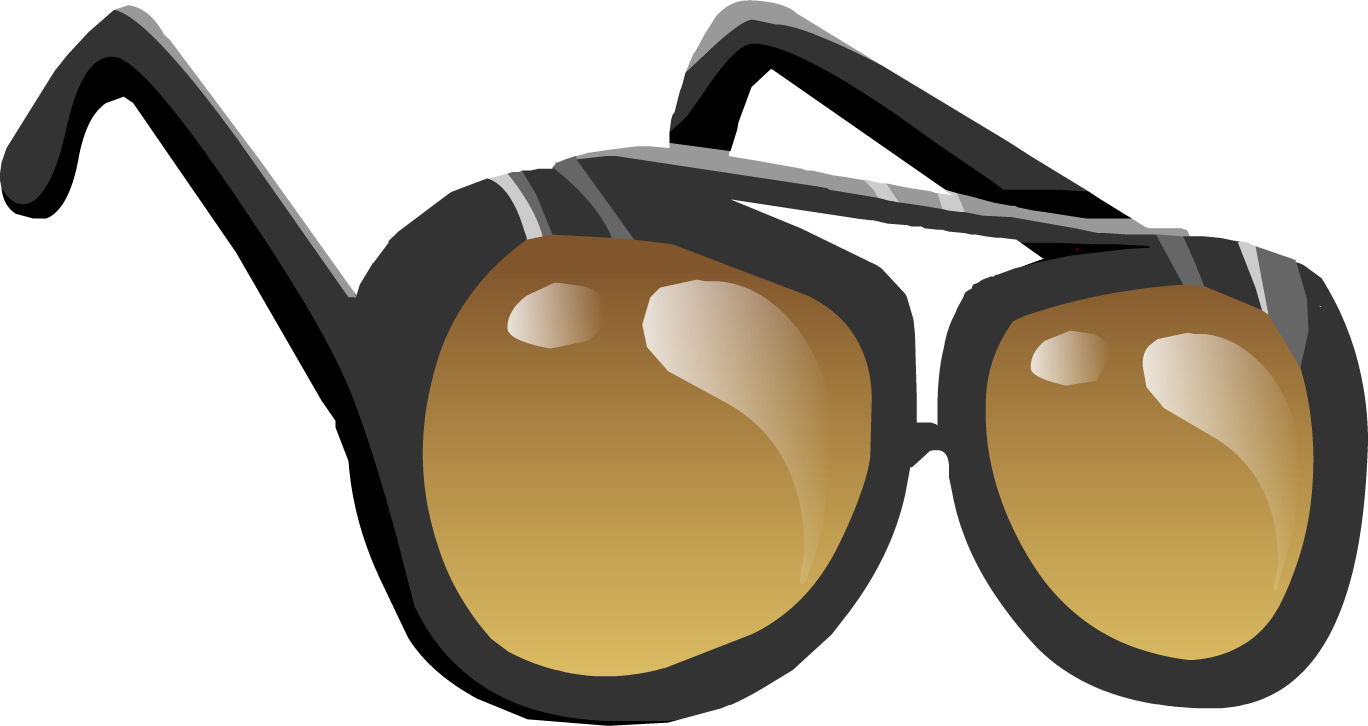 Aviator Sunglasses - Sun Glasses Club Penguin (1368x726), Png Download