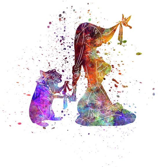 Bleed Area May Not Be Visible - Watercolor Painting (560x700), Png Download