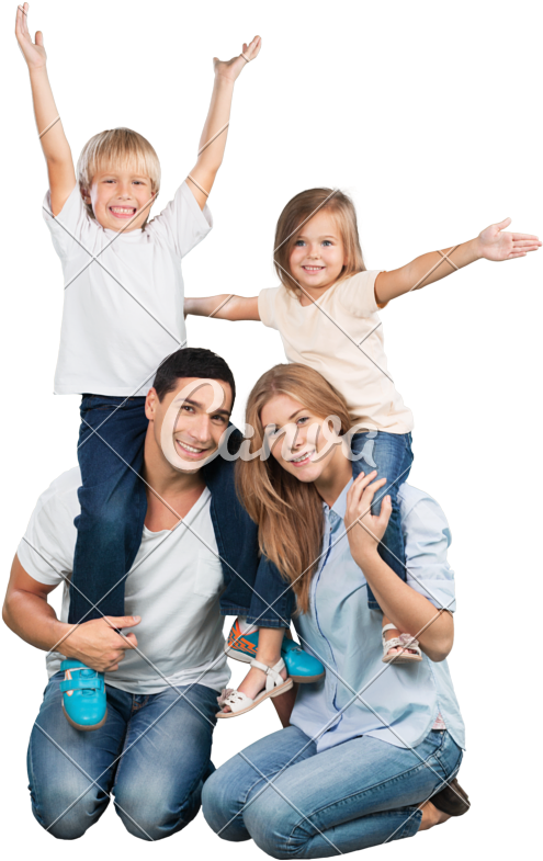 Happy Family Png Jpg Black And White Download - Happy Family Png (514x800), Png Download