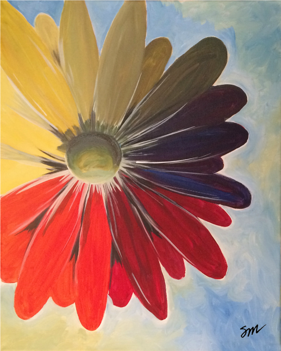 “colorful Daisy” - Common Daisy (1600x1200), Png Download