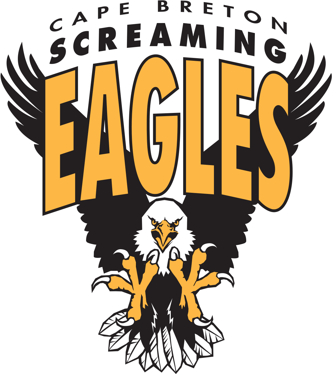 Cape Breton Screaming Eagles Logo (1200x1351), Png Download