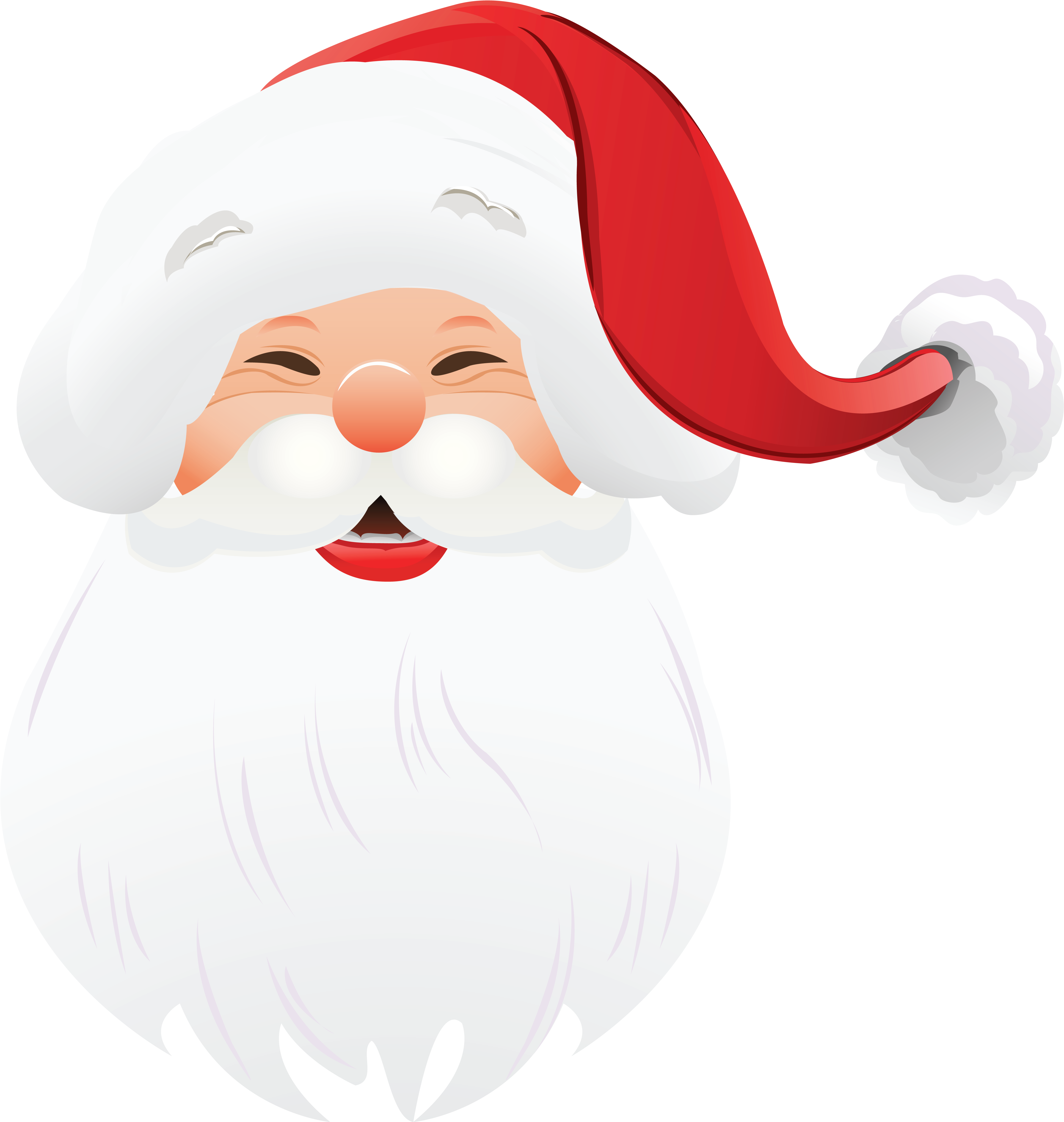 Freeuse Transparent Claus Face Gallery Yopriceville (4705x4951), Png Download