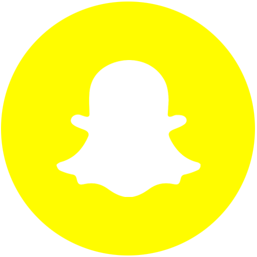 Snapchat Logo Icon Png - Snapchat Logo Circle Png (505x505), Png Download