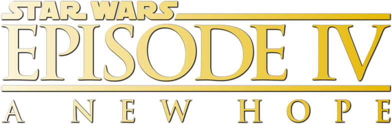 Total Downloads - Logo Star Wars 4 (800x310), Png Download