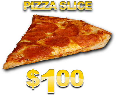 Pizzaslice (562x330), Png Download