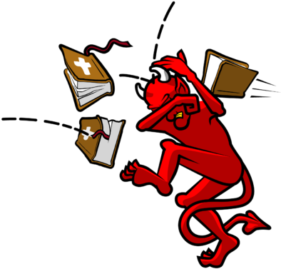 Bible Thumper - Satan Clipart (400x380), Png Download