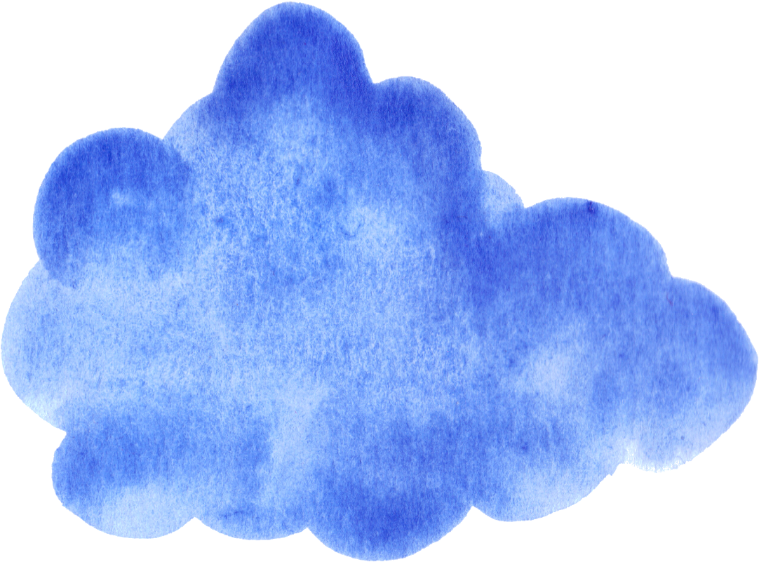 Blue Water Color Png - Blue Watercolor Stain Png (1300x972), Png Download