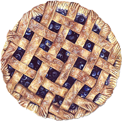 Blueberry Strawberry Painting Illustration - Sara Zin Art Food (600x600), Png Download