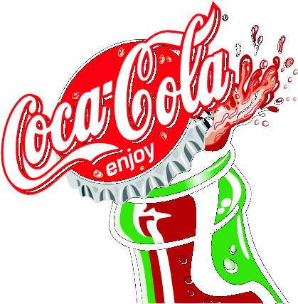 Coca Cola Clip Art - Vectores De Coca Cola (438x447), Png Download