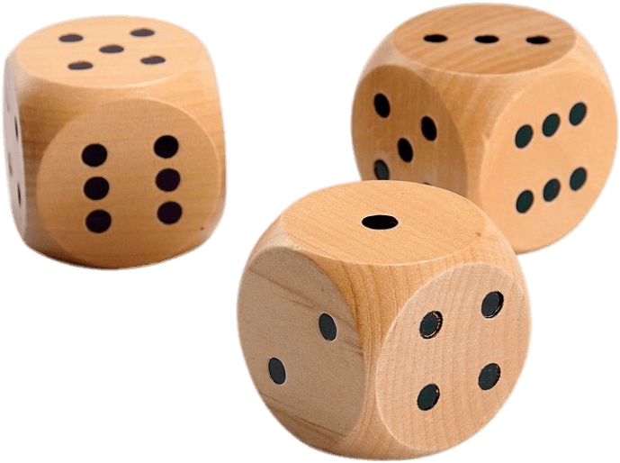 Wooden Dice Png - Wooden Dice (800x800), Png Download