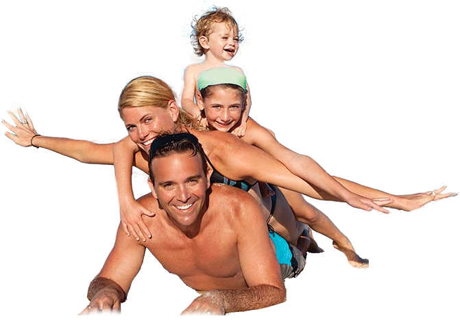 Attachment - Happy Family On Vacation Png (684x482), Png Download