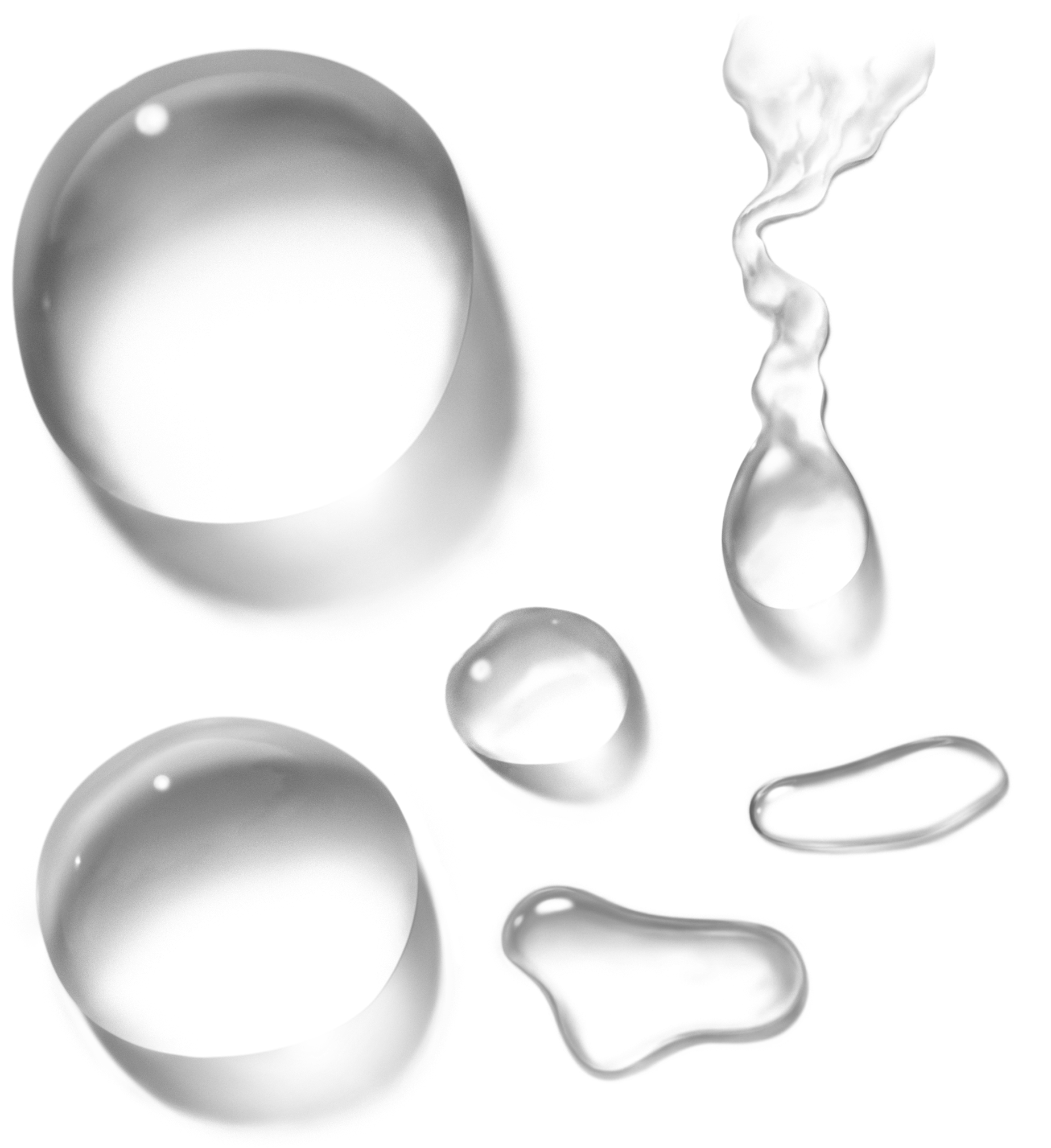 Drops Png - Png Water Drops (2055x2199), Png Download