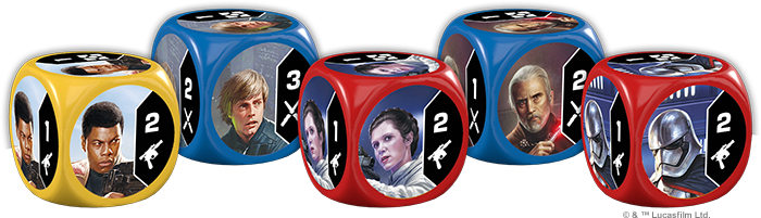 Swd01 Dice - Star Wars Destiny Dice Game (700x201), Png Download