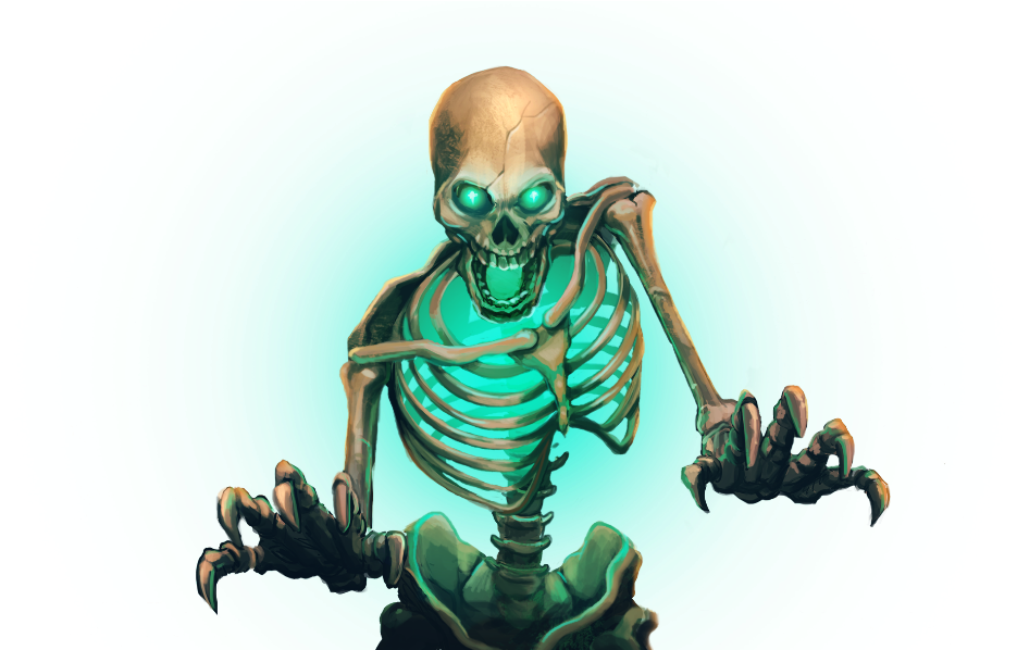 D&d Skeleton Transparent Background (1024x601), Png Download