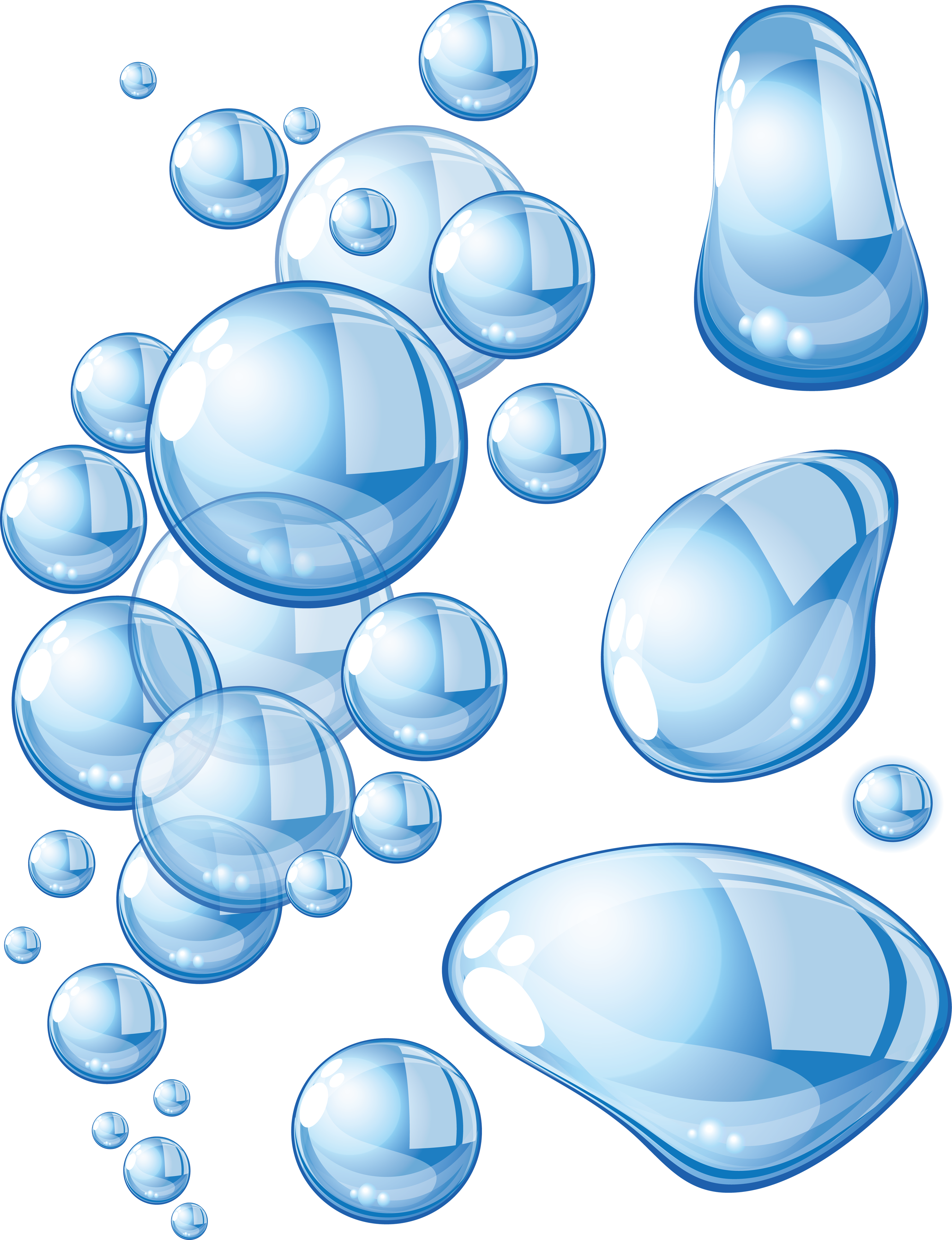 High Resolution Water - Water Bubbles Background Png (2748x3579), Png Download