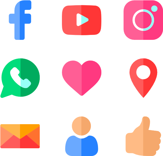 Download Facebook Twitter Instagram Icons Png Portable Network