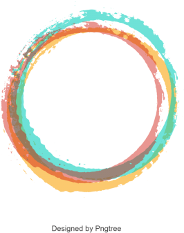 Abstract Colorful Border, Watercolor Border, Watercolor - Indonesian Medical Association (360x360), Png Download