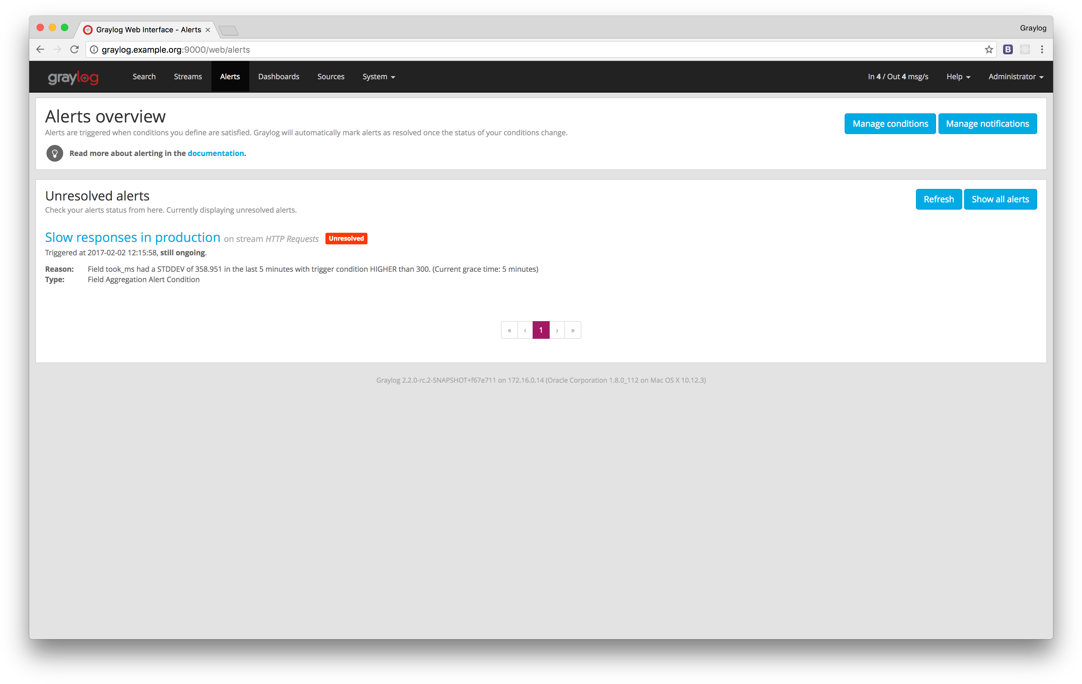 Images/alerts Alerts Overview - Graylog Conditions Examples (3584x2270), Png Download