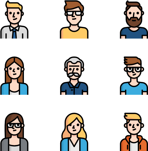Avatar 36 Icons - Iconos Avatares (600x564), Png Download
