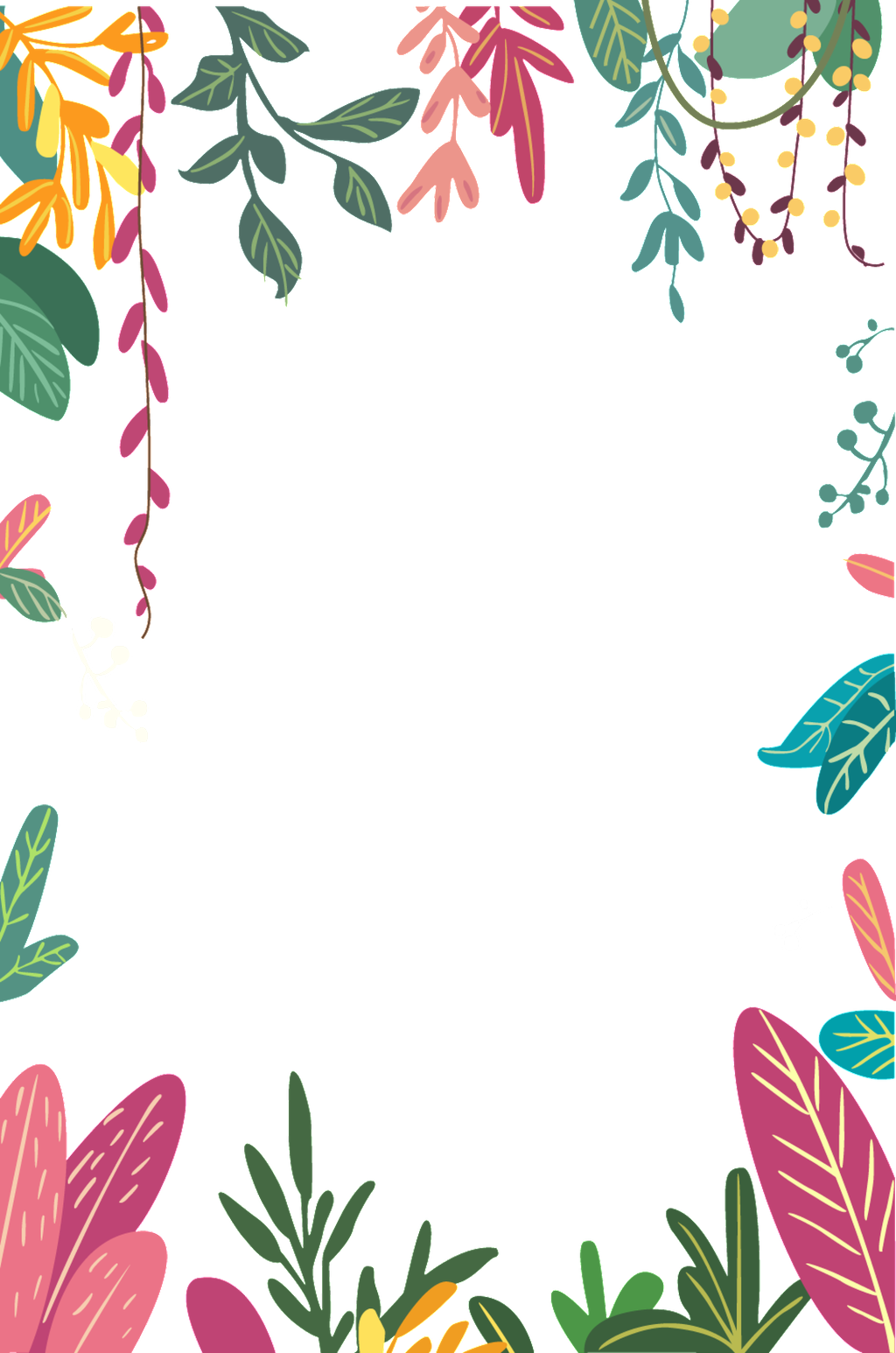 This Graphics Is Plant Border Cartoon Transparent About - Zardozi Work Flamingo Embroidery Handmade Badge Funny (1024x1546), Png Download