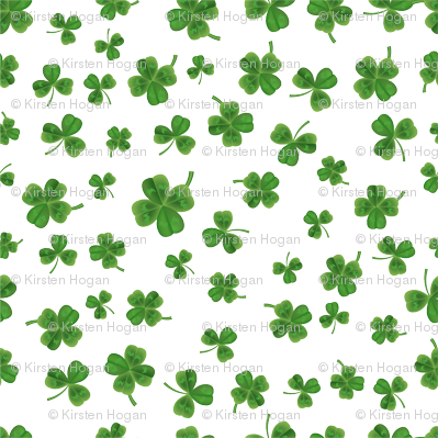 Saint Patricks Day Watercolor Clover St - Irish Giraffe Eating Shamrock (399x399), Png Download